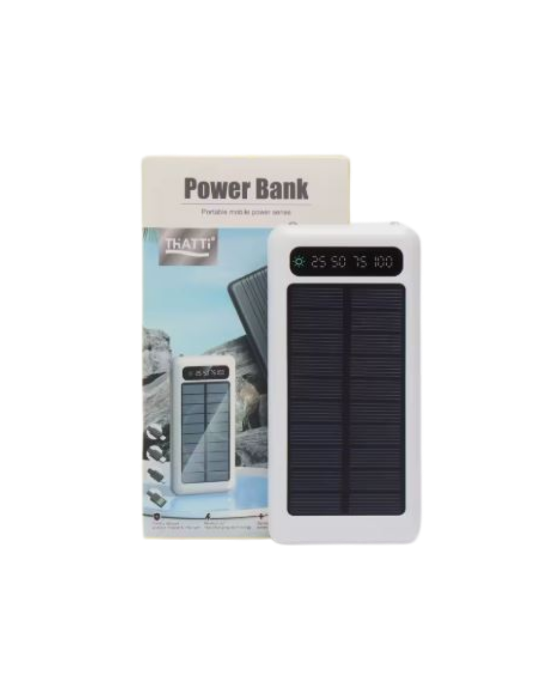 Batería externa solar