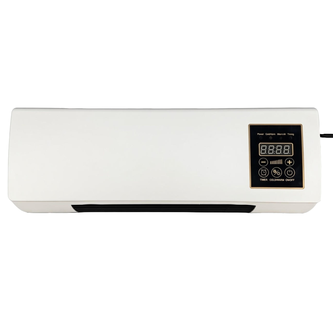 Calefactor y ventilador de pared 1800W